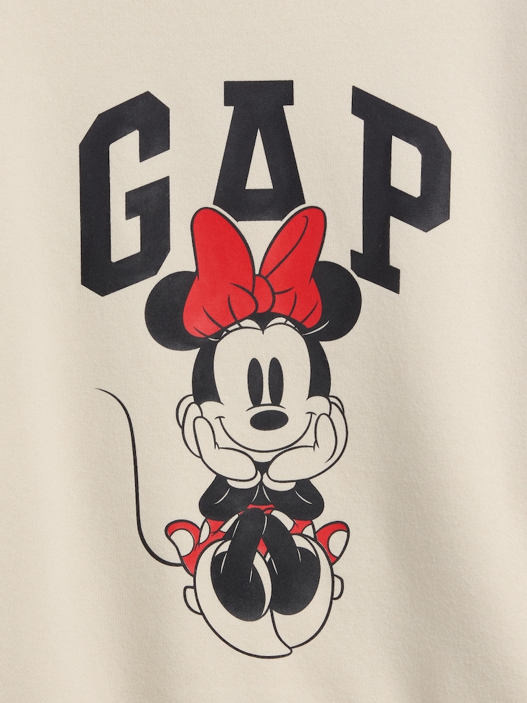 GapKids × Disney Minnie Mouse Relaxed Wedge Crewneck Sweatshirt