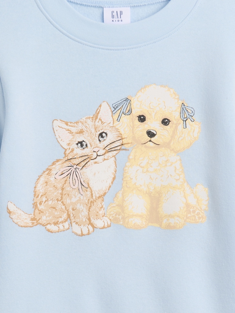 Kids Crewneck Graphic Sweatshirt