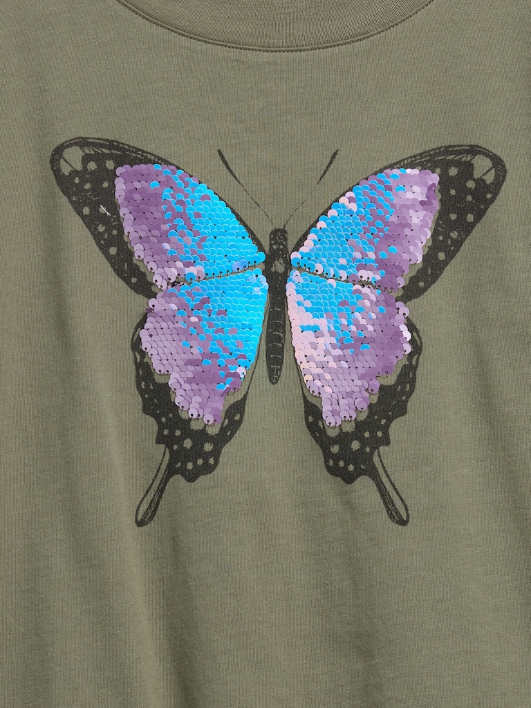 Kids Oversized Graphic T-Shirt