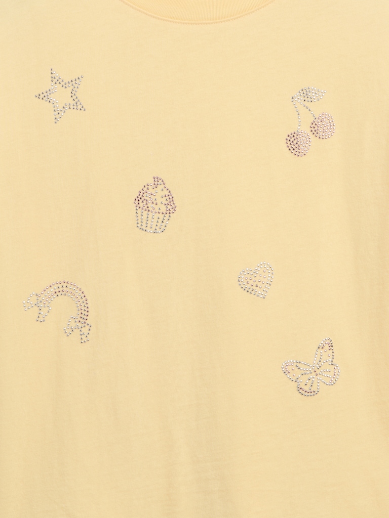 Kids Oversized Graphic T-Shirt