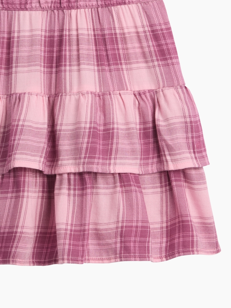 Kids Pull-On Tiered Skirt