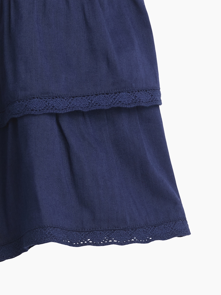 Kids Pull-On Tiered Skirt