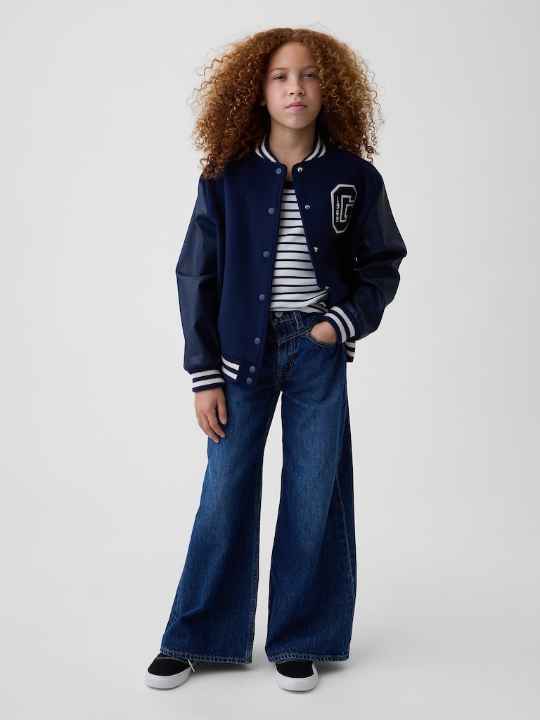 Kids Low Rise Front Yoke Baggy Jeans