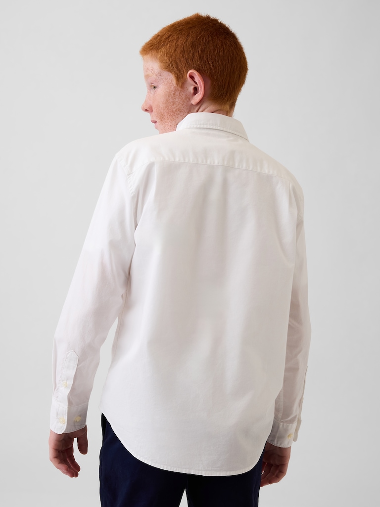 Kids Poplin Uniform Shirt