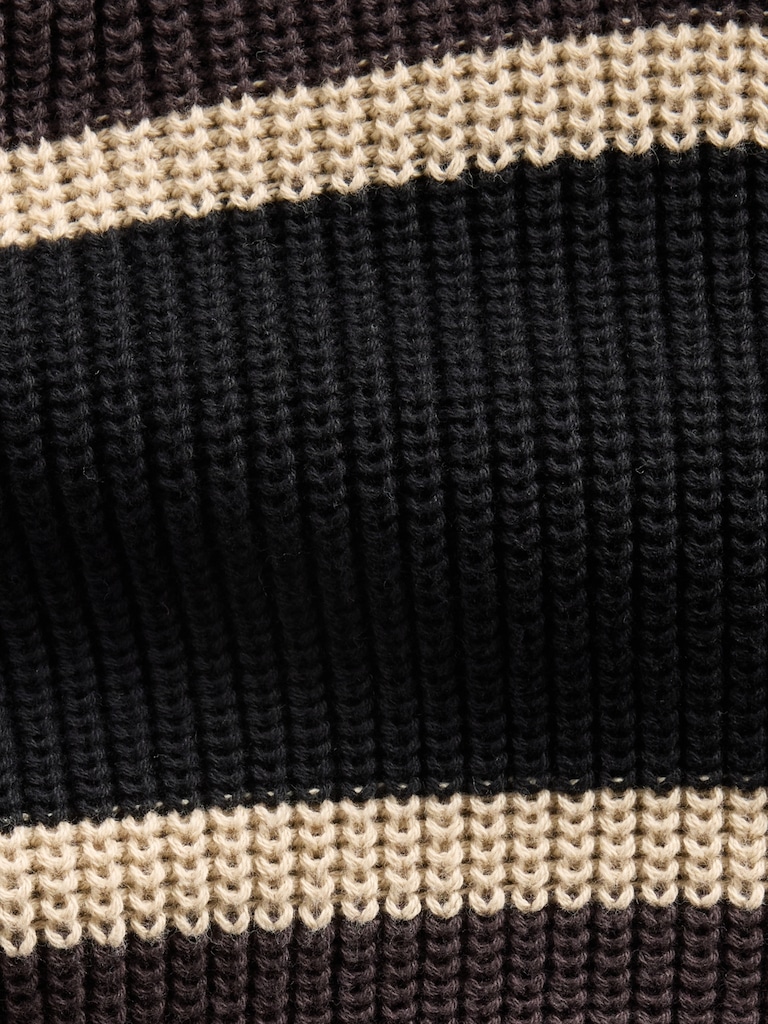 100% Cotton Relaxed Shaker Sweater