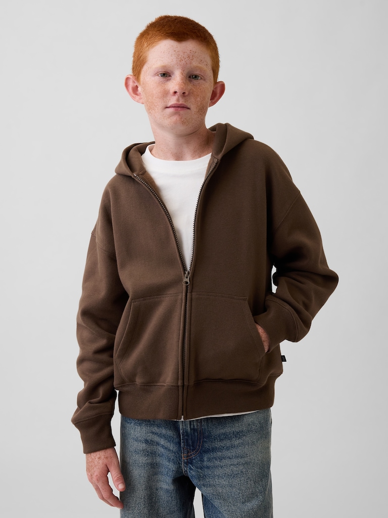 Kids VintageSoft Relaxed Zip Hoodie