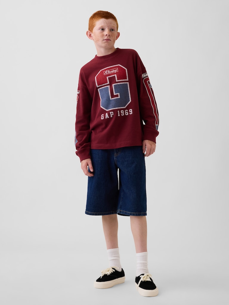 Kids Heavyweight Oversized Graphic T-Shirt