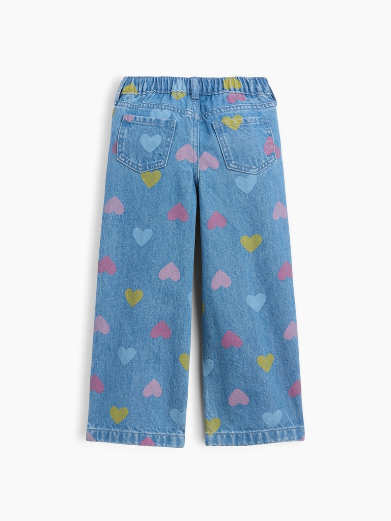 babyGap Print Wide-Leg Jeans