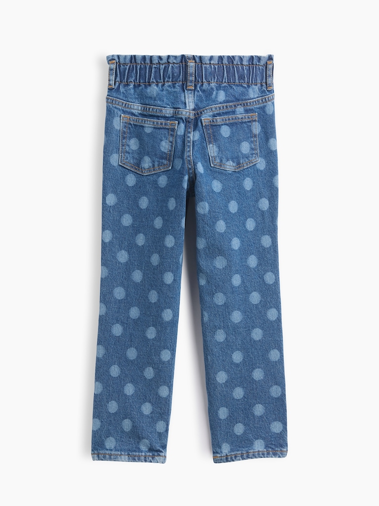babyGap Print Paperbag Mom Jeans