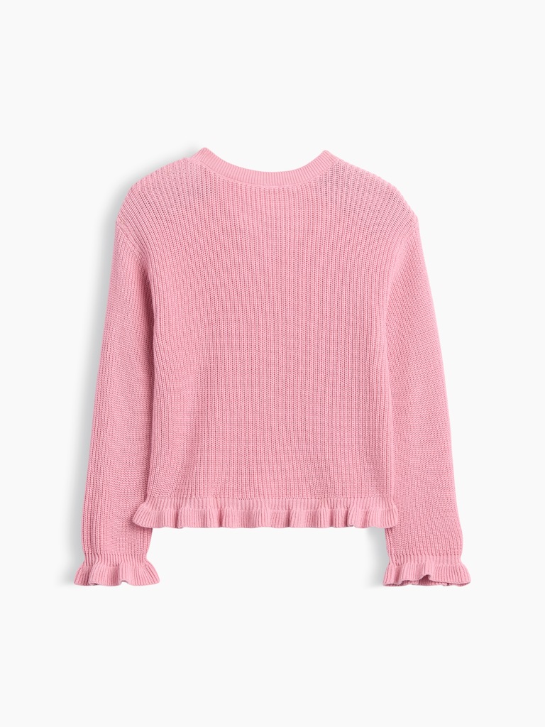 babyGap Shaker-Stitch Crewneck Cardigan