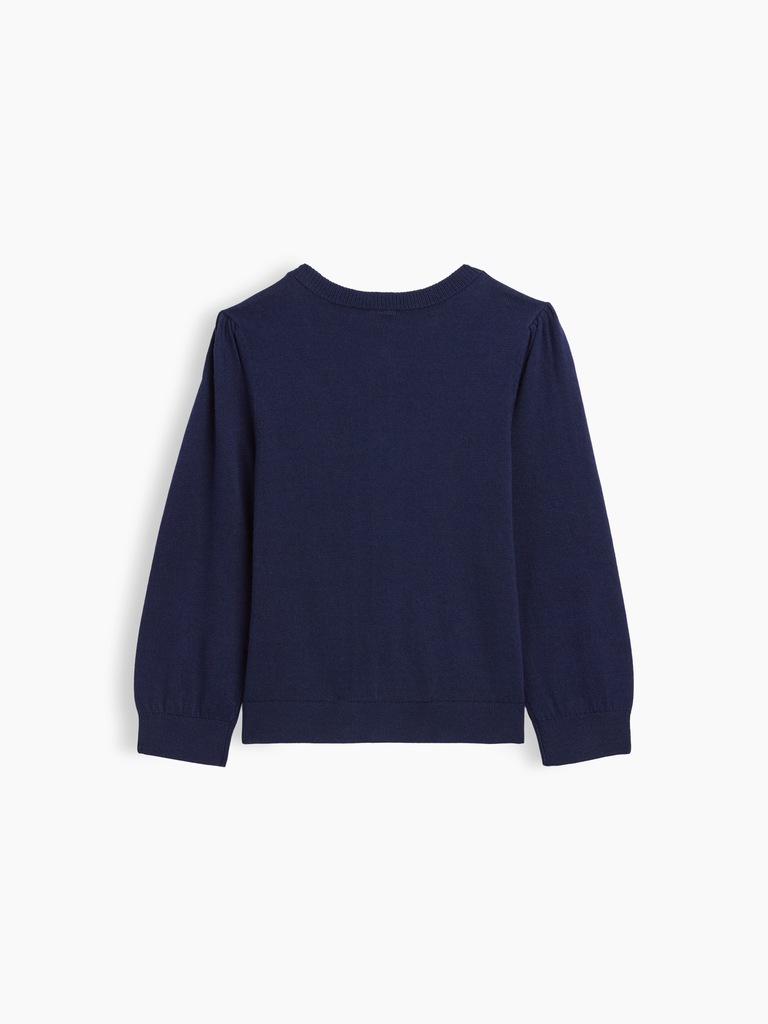 babyGap Puff Sleeve Graphic Cardigan