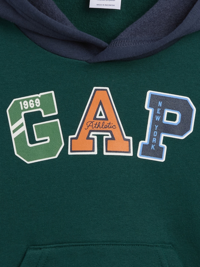 babyGap Relaxed Colorblock Logo Hoodie