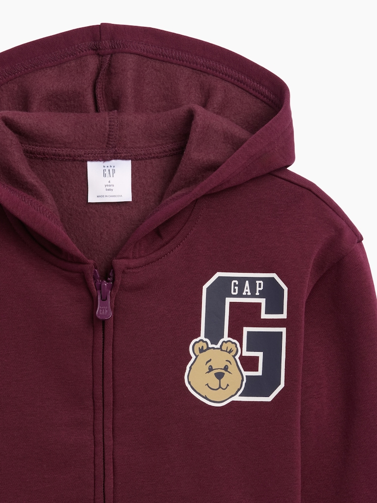 babyGap Relaxed Brannan Bear Logo Zip Hoodie