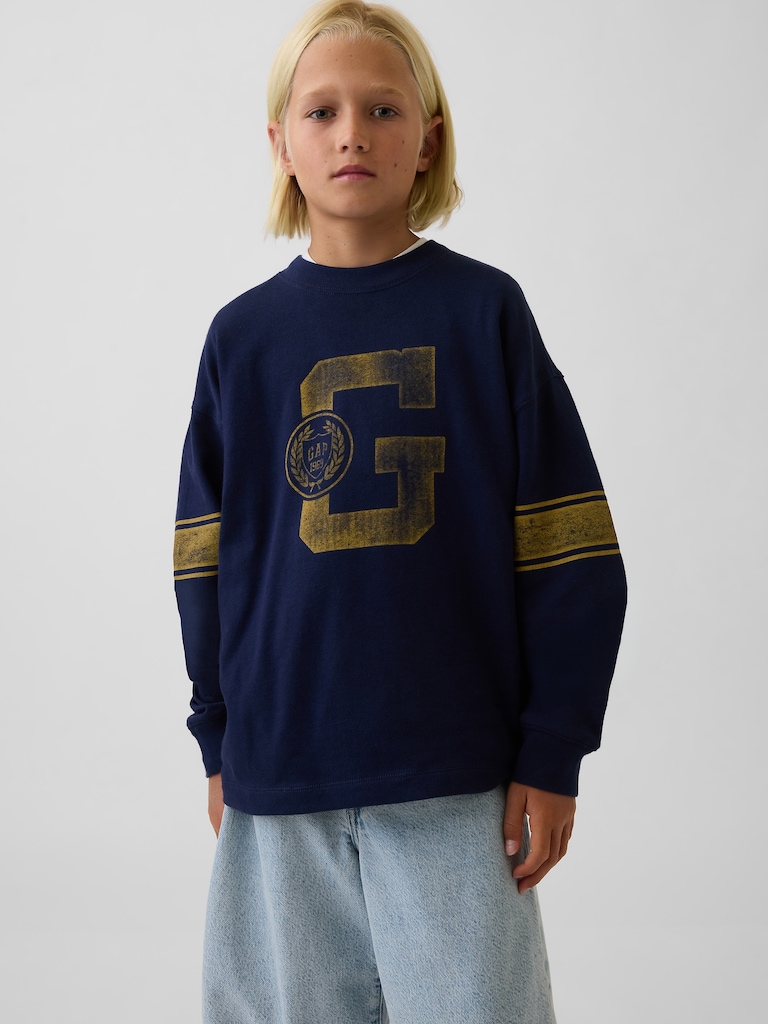 Kids Heavyweight Oversized Graphic T-Shirt