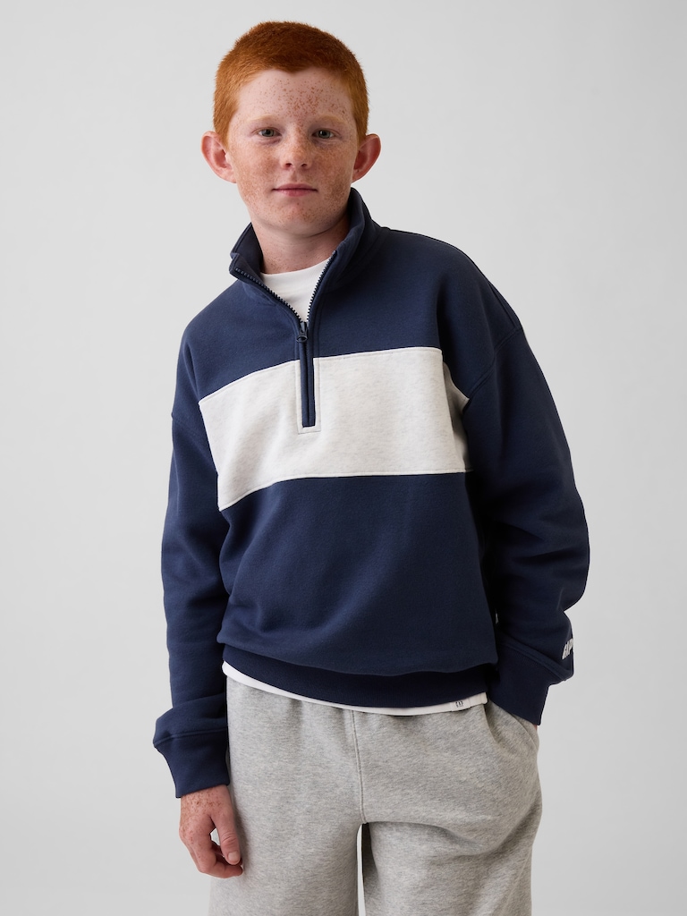 Kids VintageSoft Quarter-Zip Pullover