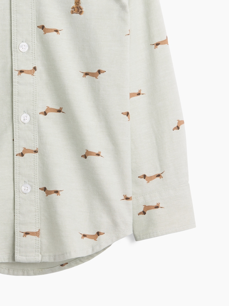 babyGap Print Oxford Shirt