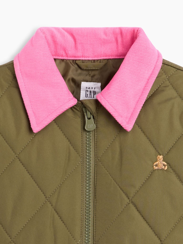 babyGap Brannan Bear Quilted Barn Jacket