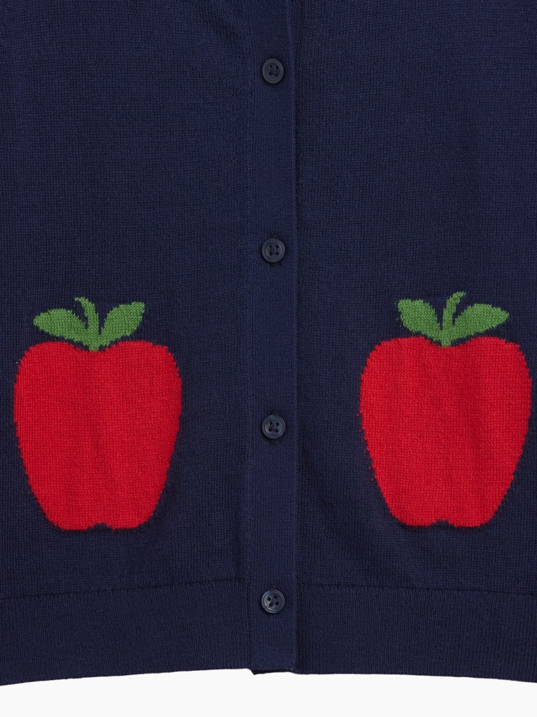babyGap Puff Sleeve Graphic Cardigan