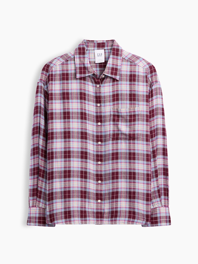 Oversized Shirt in Flannel