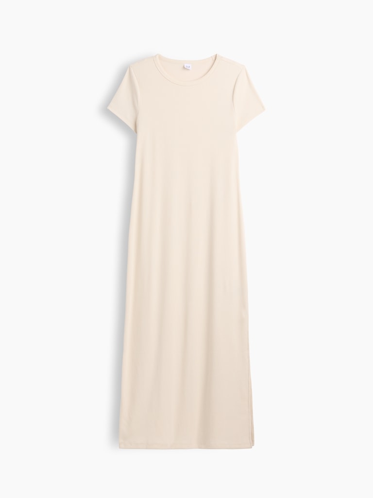 Modern Ribbed Maxi Dress