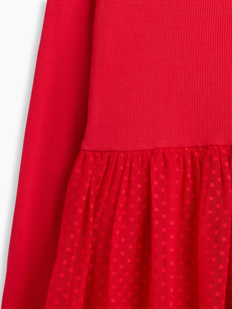 Kids Ribbed Dress
