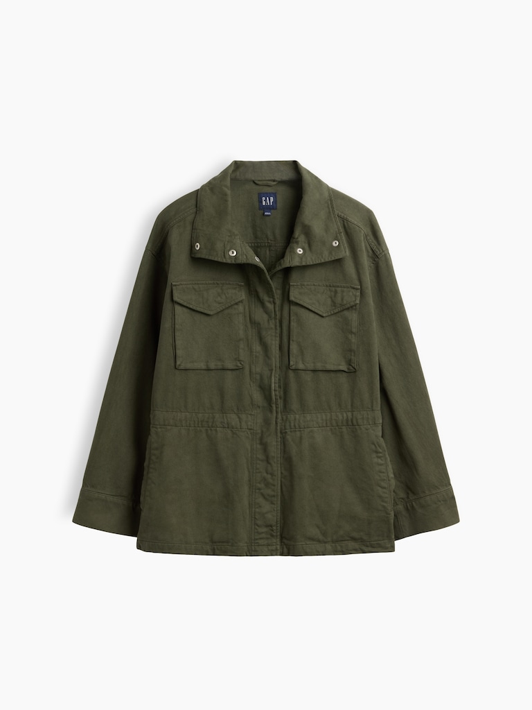Oversized Utility Swing Jacket