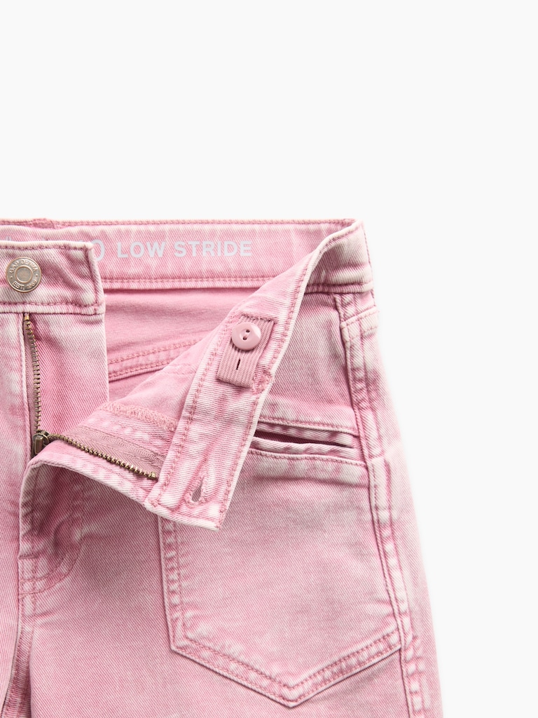 Kids Low Rise Stride Wide-Leg Jeans