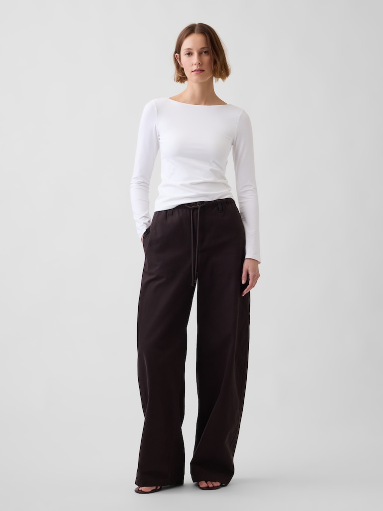 CloseKnit Jersey Scoop-Back T-Shirt