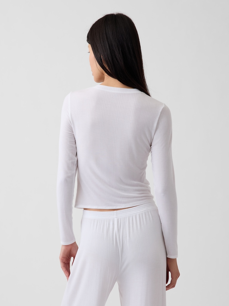 SoftMade Modal Rib PJ Cardigan