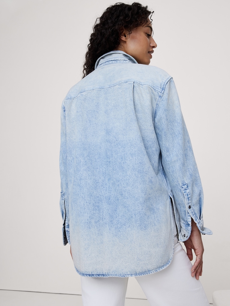 The Oversized Denim Shirt
