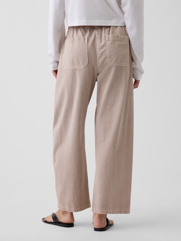 Easy Double-Knee Barrel Pants