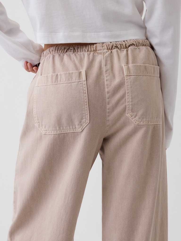 Easy Double-Knee Barrel Pants