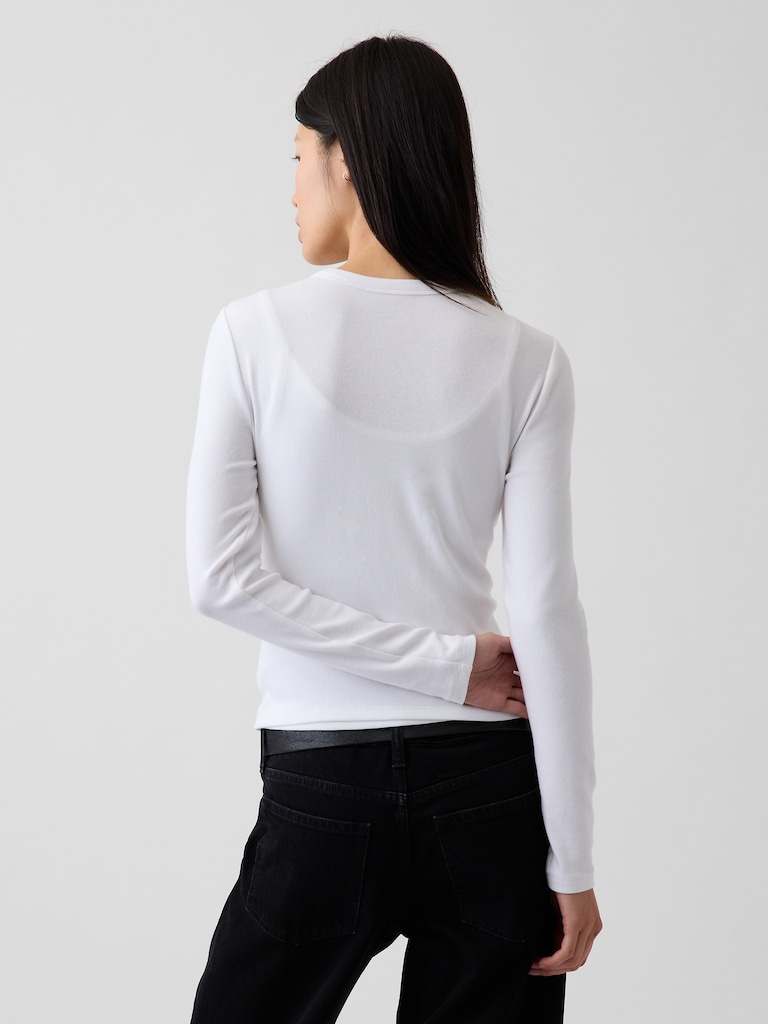 Modern Crewneck Cardigan
