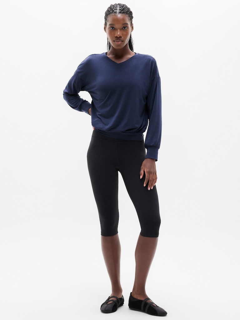 Move With Ease V-Neck Top