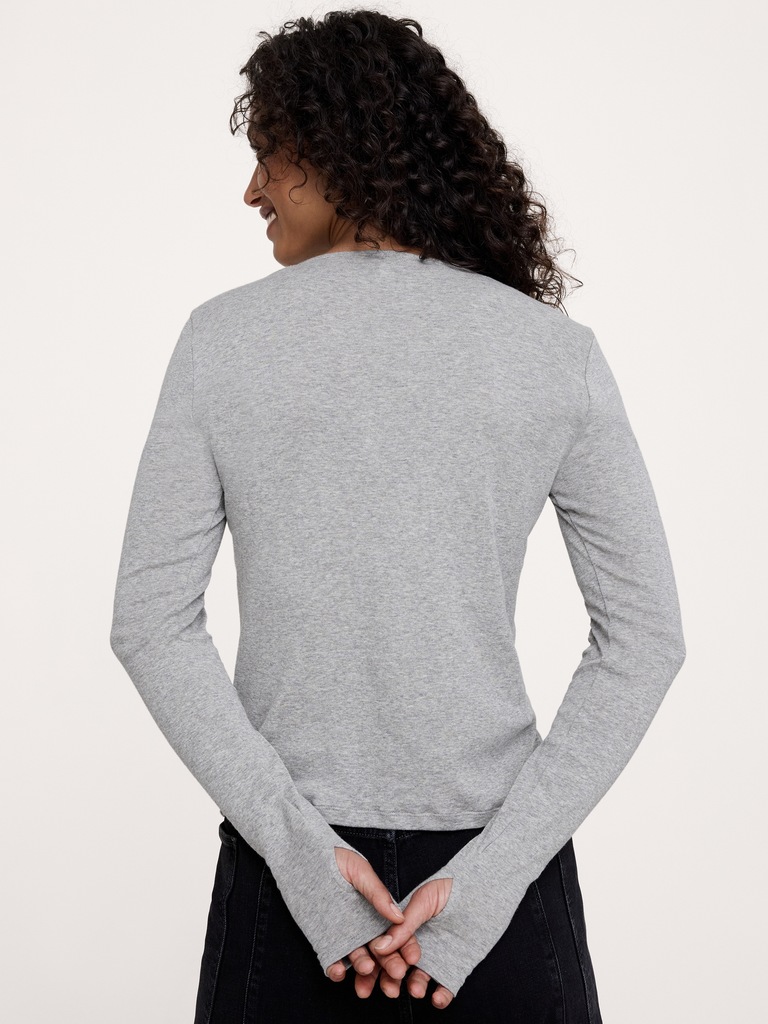 Airy Cotton Cardigan T-Shirt