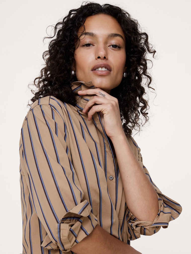 The Oversized Shirt in Cotton Poplin