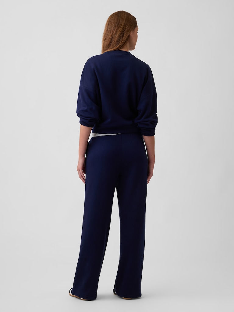 Relaxed Straight-Leg Sweatpants