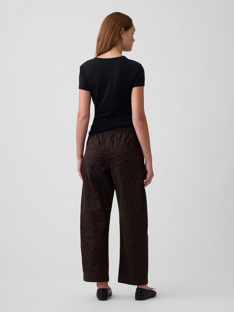 Mid Rise Easy Barrel Khakis