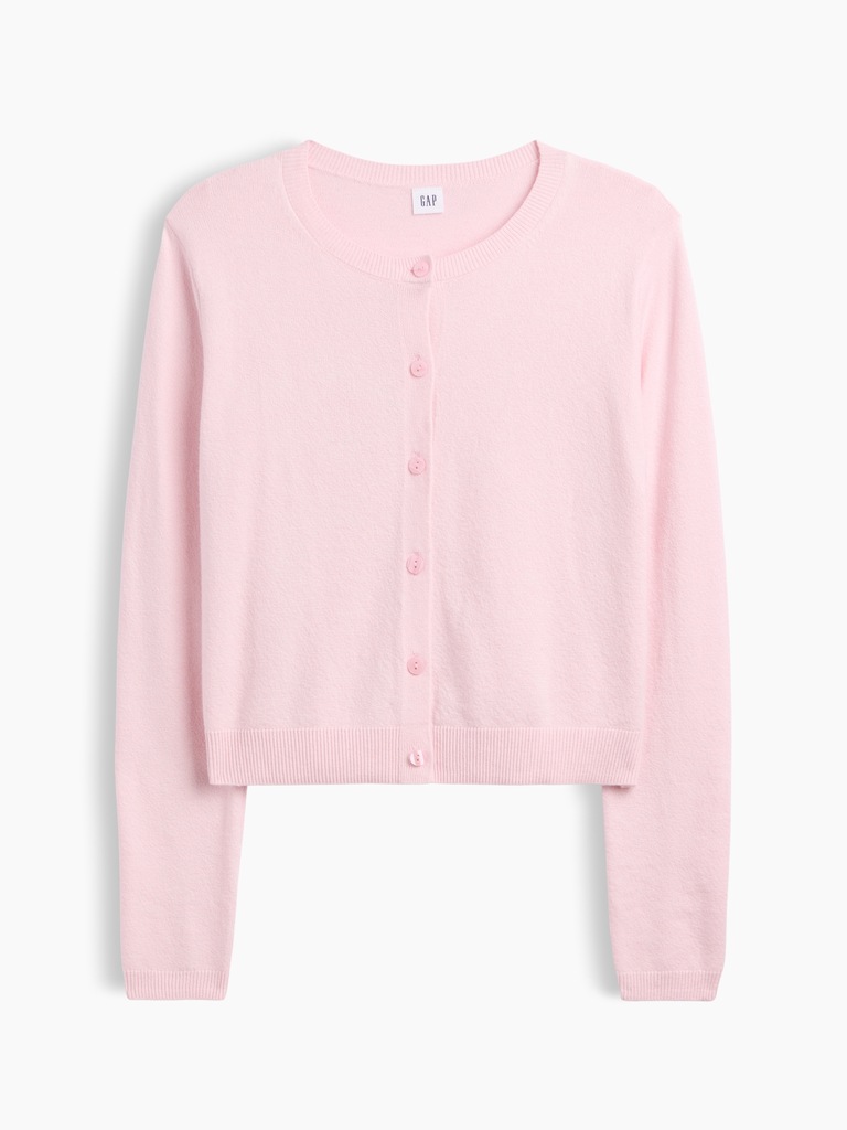 CashSoft Crewneck Cardigan