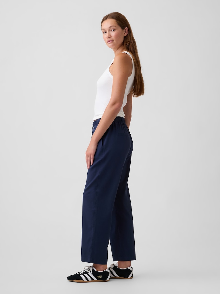 Mid Rise Easy Twill Pants