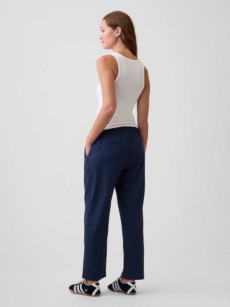 Mid Rise Easy Twill Pants