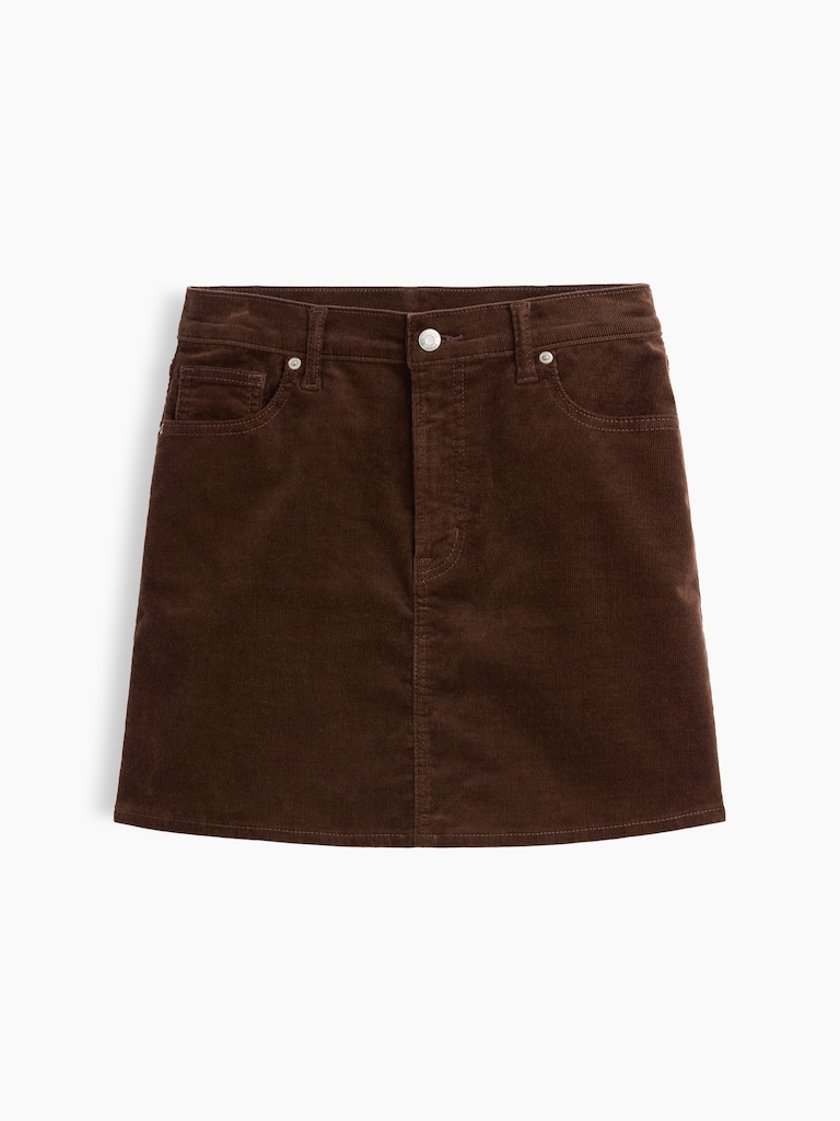 Corduroy Mini Skirt