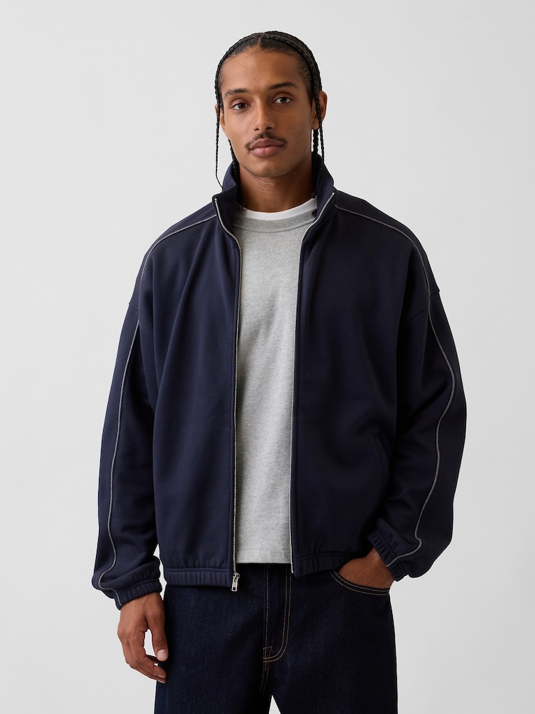 Heavyweight Oversized Zip Jacket