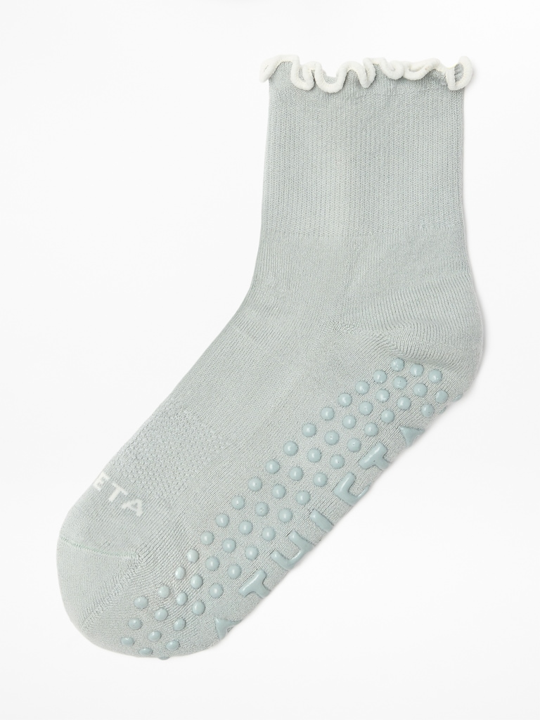 Ruffle Grip Sock