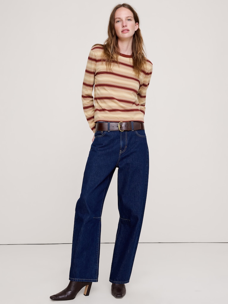 Vintage Cotton Long-Sleeve T-Shirt
