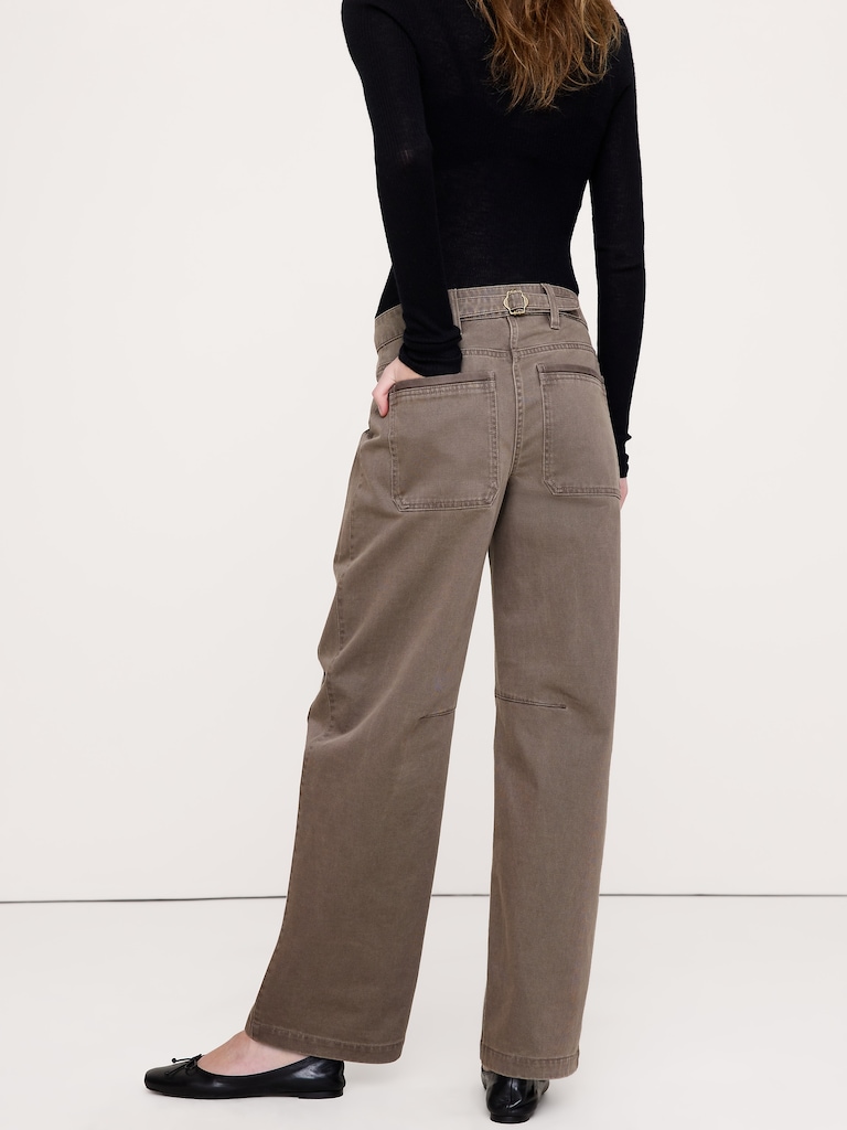 Low-Rise Relaxed Utility Pant