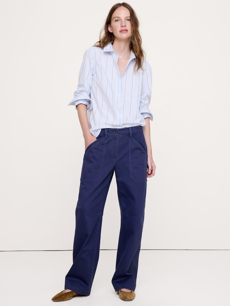 Low-Rise Relaxed Utility Pant