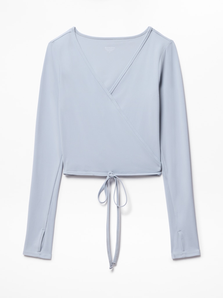 Transcend Wrap Crop Top
