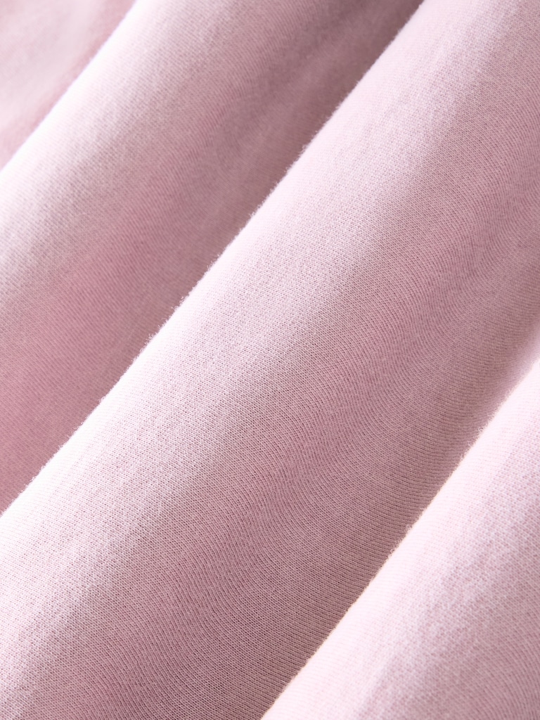 Airy Cotton Terry Snow Wash Capri