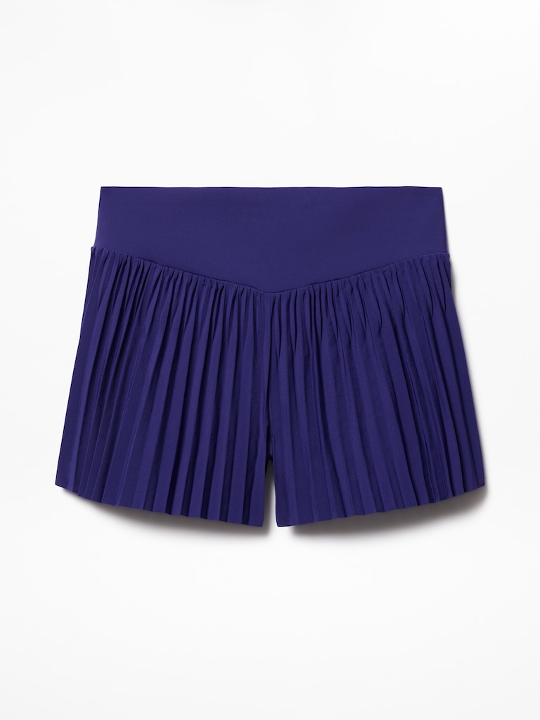 Featherweight Plissé Run Short